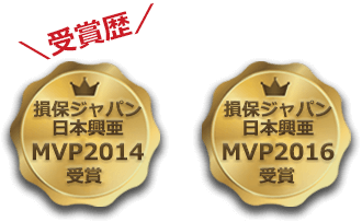 受賞歴： 損保ジャパン日本興亜MVP2014受賞、損保ジャパン日本興亜MVP2016受賞